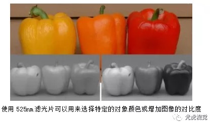 濾光片在機器視覺系統中使用